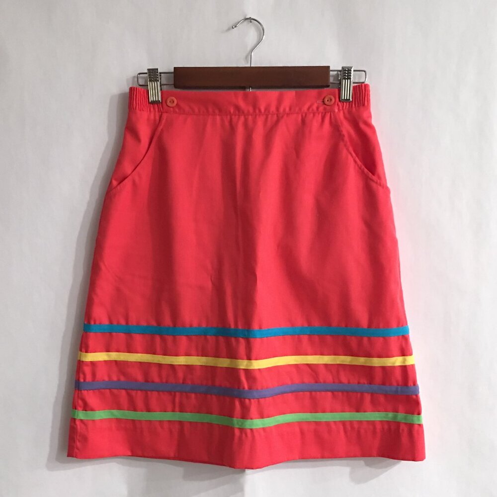 80s Barbiecore Skirt